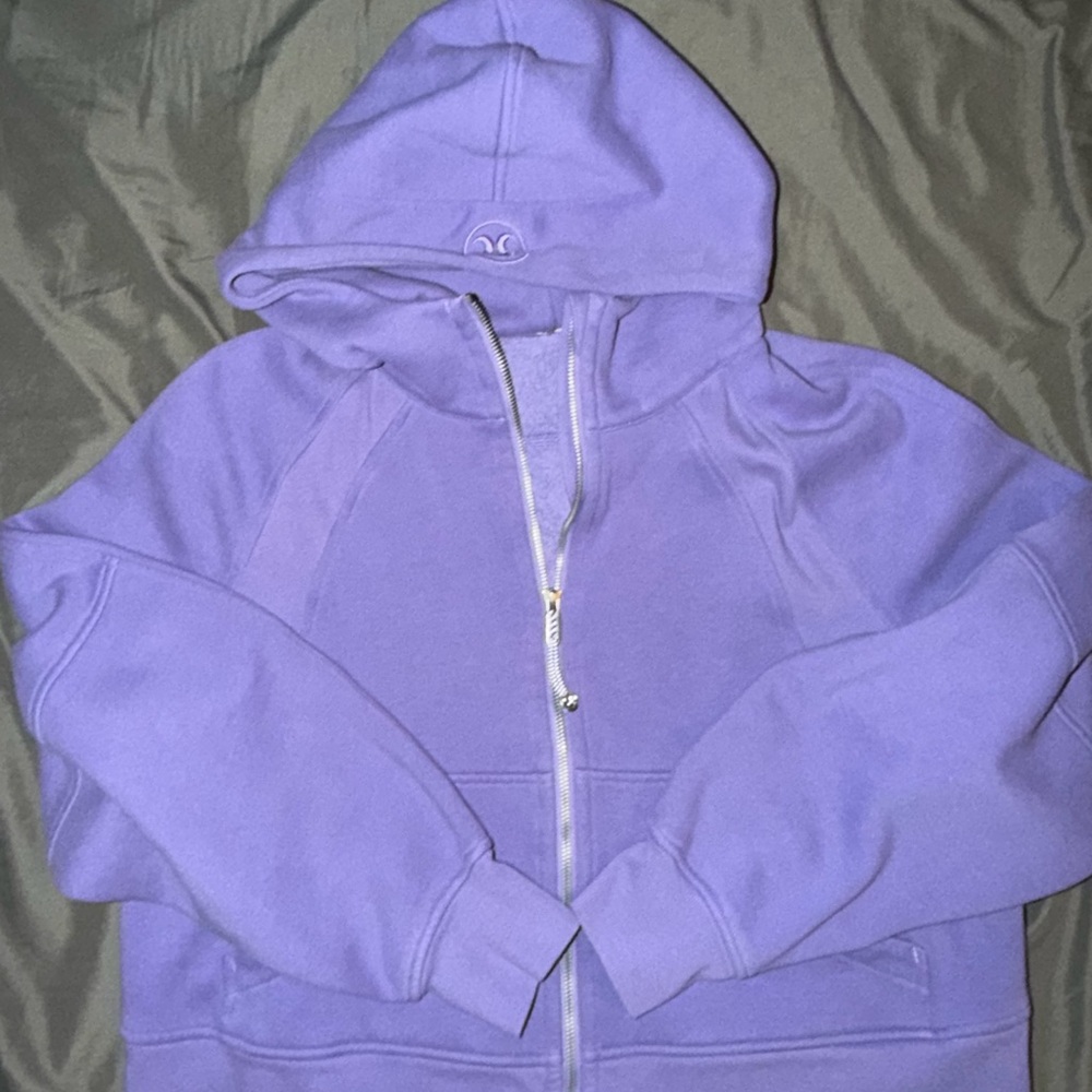 Lululemon Purple Zip-Up Hoodie scuba